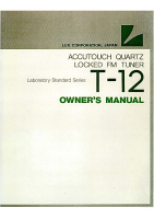 Luxman T-12-Owners-Manual 